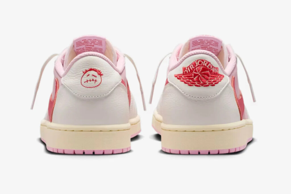 トラヴィス・スコット×ナイキ「エア ジョーダン 1 LOW “Pink Pack”」シャイピンク アンド トロピカルピンク
