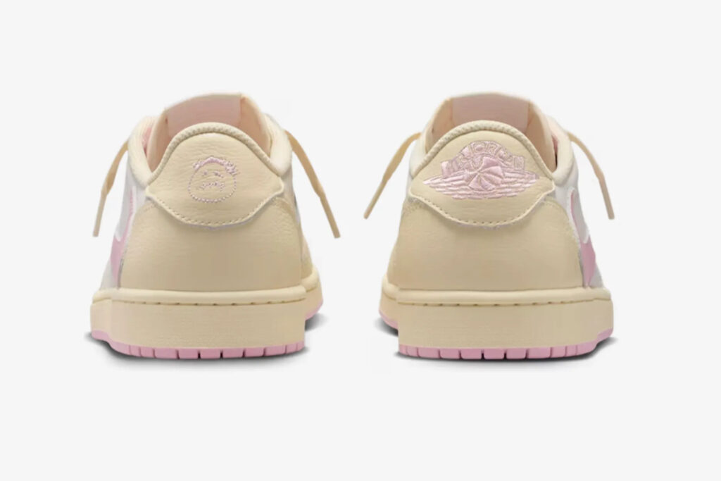 トラヴィス・スコット×ナイキ「エア ジョーダン 1 LOW “Pink Pack”」マスリン アンド シャイピンク