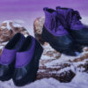 NEEDLES × SOREL Ambler Waterproof と Ambler Chukka Waterproof 雪の岩場に並ぶ2型